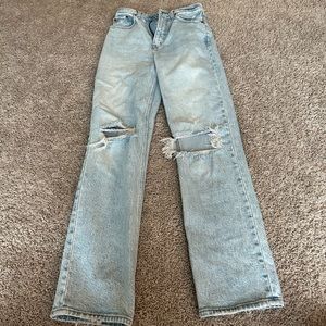 Abercrombie 90s High Rise Straight Jeans